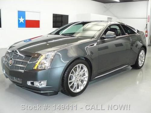 2011 cadillac cts 3.6l premium coupe sunroof leather 2k texas direct auto
