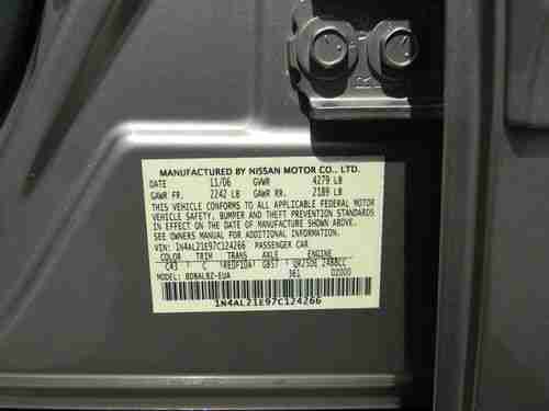 2007 Nissan Altima S Sedan 4-Door 2.5L, image 2