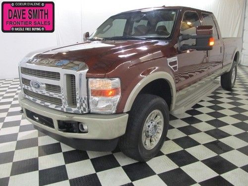 2008 crew cab long box diesel heated leather tint tow trailer brake spray liner