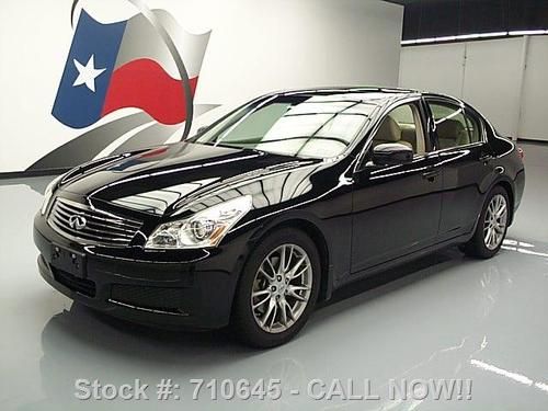 2007 infiniti g35 journey sedan sunroof htd leather 69k texas direct auto