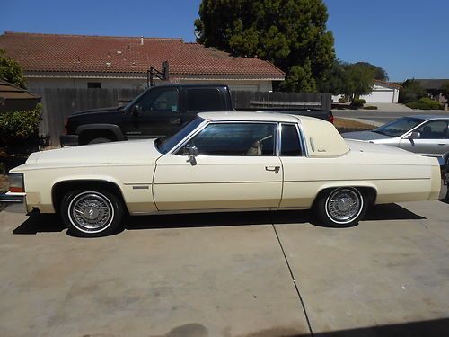 1983 cadillac deville base coupe 2-door 4.1l