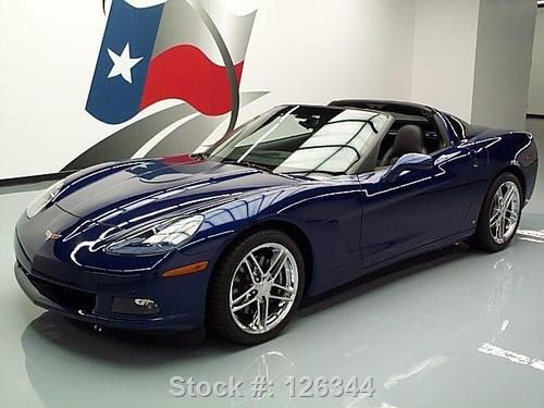 2006 chevy corvette lt auto targa hud chrome wheels 8k texas direct auto