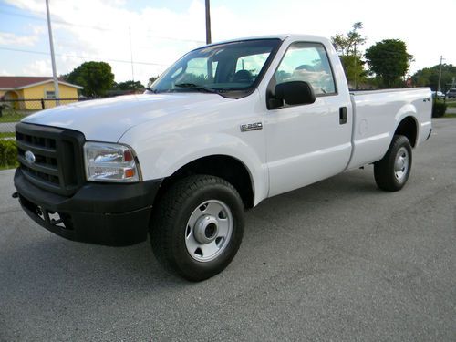 2007 ford f250 f350 diesel 4x4 pickup truck only 58k original miles work truck