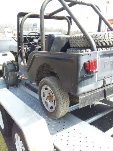 Willys jeep titled ohio 1957- fiberglass parkette body with bobcat hood