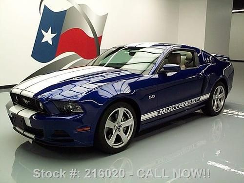 2013 ford mustang gt 5.0l v8 auto leather spoiler 8k mi texas direct auto