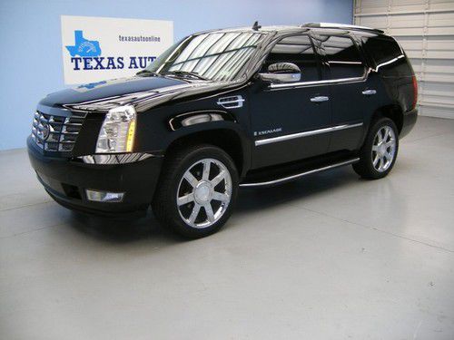 We finance!!!  2007 cadillac escalade auto roof nav rcamera tv 3rd row 22 rim