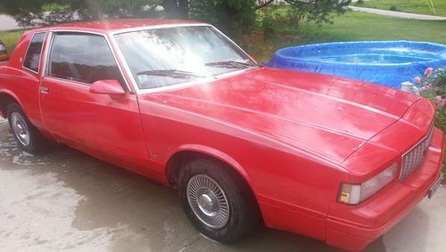 1986 chevrolet monte carlo  ls coupe 2-door