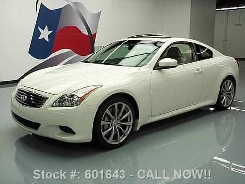 2009 infiniti g37 s sport sunroof htd leather bose 51k texas direct auto