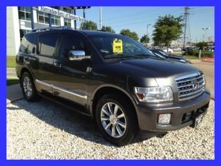 Qx56 2wd, 7 pass, 2nd row capt chairs, rear dvd, nav, b/u cam, sat, 1 owner!!!!