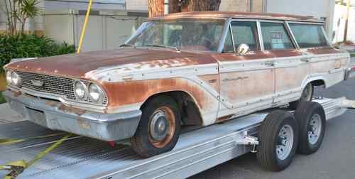 1963 ford country squire galaxie 500 bucket seat/power windows station wagon