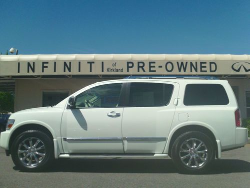 2008 infiniti qx56 4wd **1 owner, bench seat, loaded, fantastic dealer records**