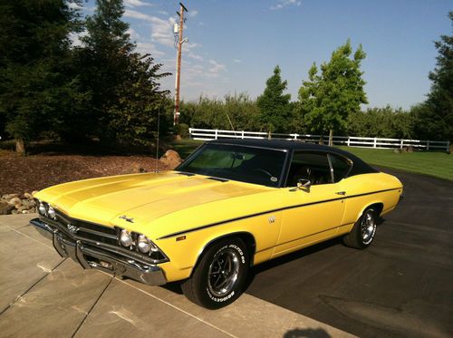 1969 chevelle ss396 4-spd "numbers matching" less than 1000 since restoration