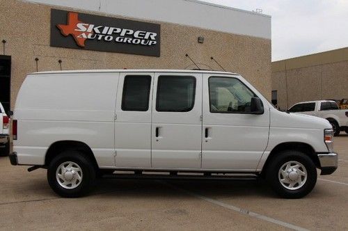 2012 ford e250 cargo van factory warranty a/c am/fm divider