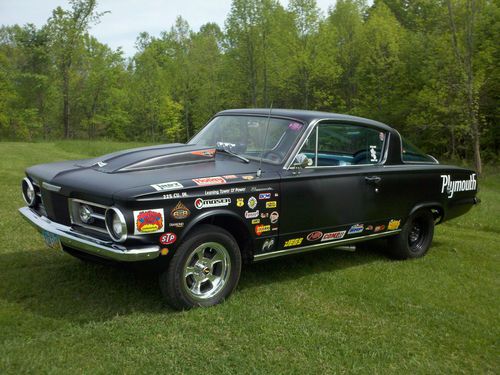 1965 plymouth barracuda - gasser - rat rod -  jr. stocker - free delivery