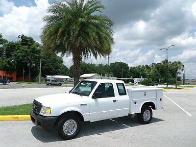 Ford ranger ext cab xl reading utility service body one owner fleet maintained