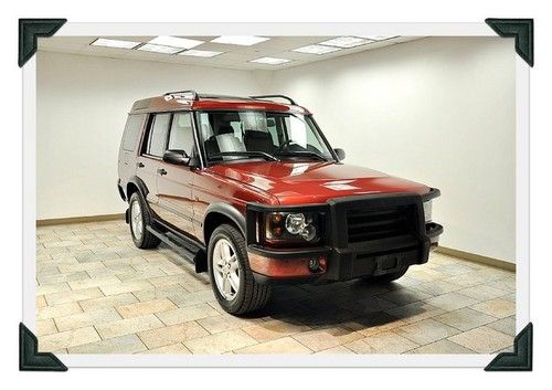 2003 land rover discovery se red/black only 53k one of kind