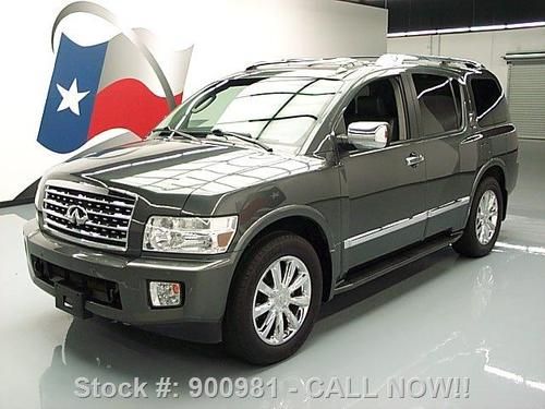 2008 infiniti qx56 8 pass sunroof nav rear cam dvd 74k texas direct auto