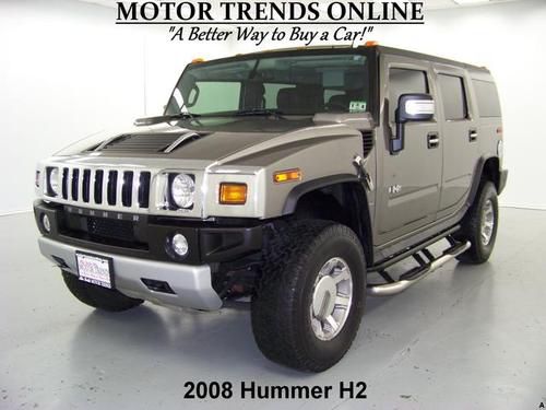 Suv 4x4 navigation dvd rearcam roof 7 pass bose htd seats 2008 hummer h2 48k