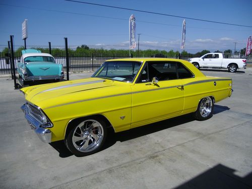 1967 chevy nova ss..  true super sport!!!  resto mod power house.  5 speed.