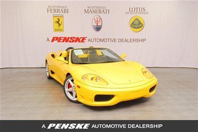 2002 ferrari 360 spider f1-new clutch-fresh major service-daytona's-challenge gr