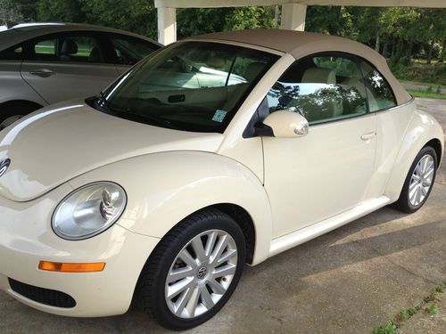 2008 volkswagen beetle se convertible 2-door 2.5l