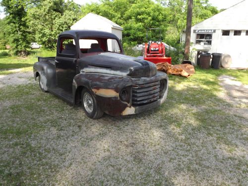 1951 ford f-1 hot rod rat rod project runs,drives stops, 460 big block p/s p/b