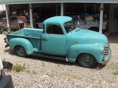 1950 chevy 3100 5 window deluxe cab 1/2 ton pick up
