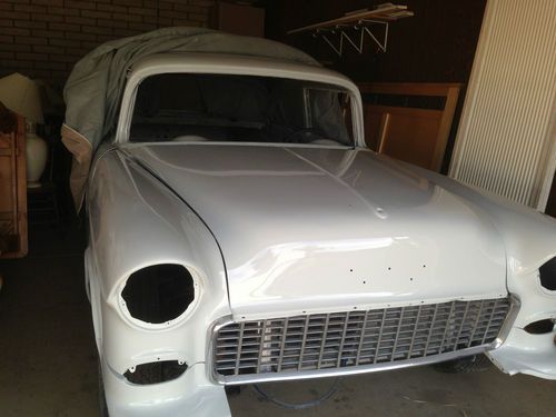 1955 chevy bel air-2 door sedan-complete/needs finished/runs/drives/excellent!