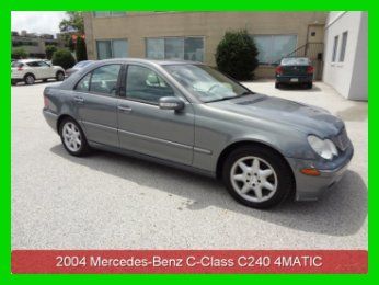 2004 c240 used 2.6l v6 18v automatic awd sedan all wheel drive low miles