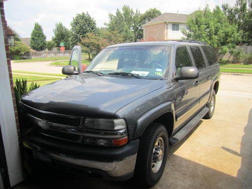 2001 chevrolet suburban 2500 ls w/leather 8.1-liter autoride 4 wheel drive