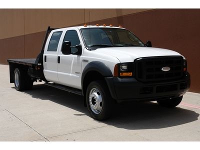2007 ford f-550 2wd diesel 11-foot flatbed * 4.30 axle ratio * non-limited slip
