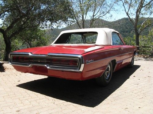 1966 ford thunderbird convertible - original paint, california car, extras!