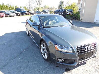 2009 audi a5 s-line 6 speed 3.2 no reserve rebuildable repairable salvage flood