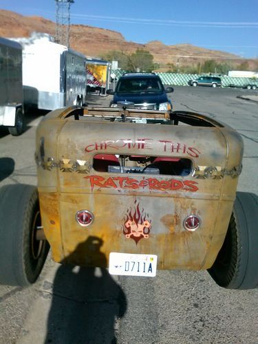 1929 ford model a tudor sedan rat rod street rod hot rod custom bbc