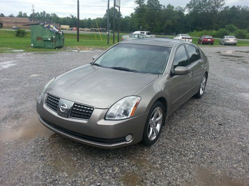 2004 nissan maxima se 3.5 loaded leather navigation heated seats no reserve