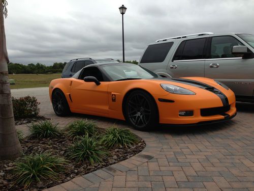 2007 chevrolet corvette z06 2lz matte orange 3m wrap many upgrades awesome cam!