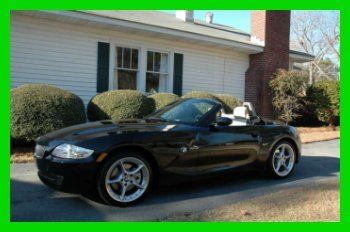 2008 bmw z4 3l i6 24v manual rwd convertible premium heated leather satellite cd