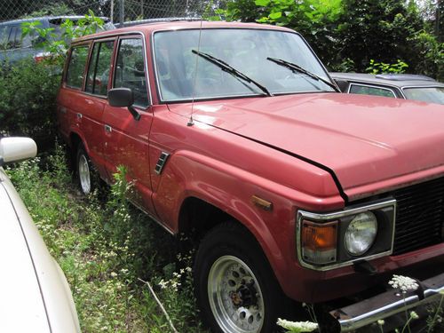 1985 Toyota Land Cruiser FJ6 Red Vintage Collision - Good for Parts!, US $2,500.00, image 4