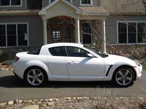 2005 mazda rx-8 sports coupe 4-door orig. owner, 9k miles (yes, 9k).pearl white.
