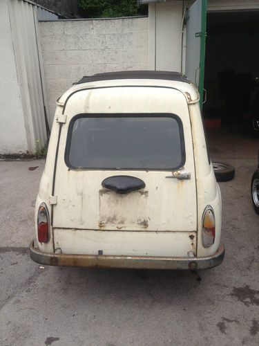 SUICIDE DOORS FIAT 500 GIARDINIERA 1972 FOR RESTORATION-SHIPPING SERVICE, image 6