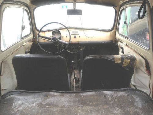 SUICIDE DOORS FIAT 500 GIARDINIERA 1972 FOR RESTORATION-SHIPPING SERVICE, image 8