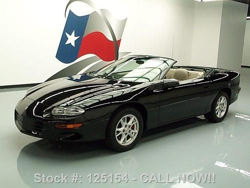 2002 chevy camaro z28 convertible 35th anniv leather 6k texas direct auto