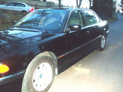 2000 bmw 740il black tan stainless exhaust best offer clean title never wrecked