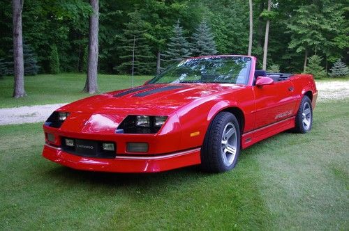 1988 chevrolet camaro iroc-z convertible 2-door 5.0l tpi