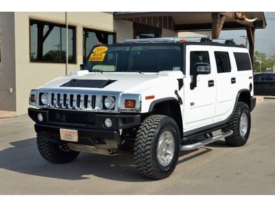 2005 hummer h2 4dr wgn suv sunroof 4x4 side steps heated leather seats we financ