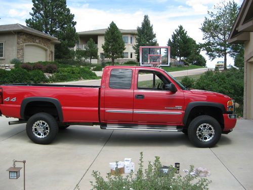 2007 gmc sierra sle ext cab 2500hd duramax diesel 4x4 snow plow spreader buyers