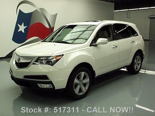 2011 acura mdx sh-awd tech sunroof nav rear cam 37k mi texas direct auto