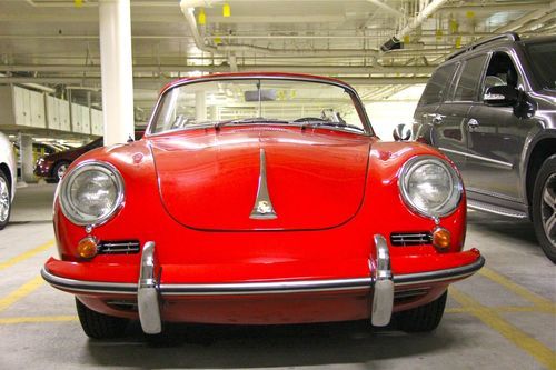 1962 porsche 356 b/1600 reutter cabriolet