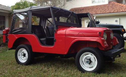 Cj5 restored classic jeep steel body completely stock unmoletsed