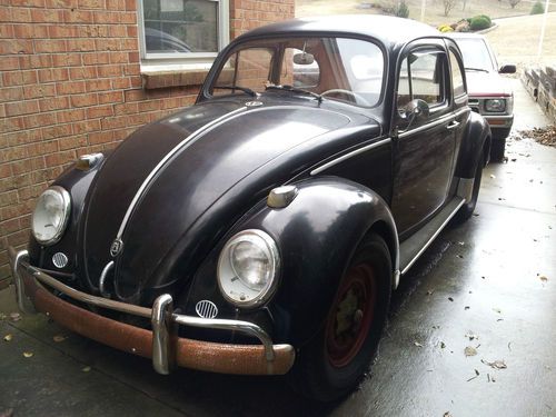 Kharman ghia vw beetle new int, runs exlnt, roof paint nds refin bmprs nd buffg